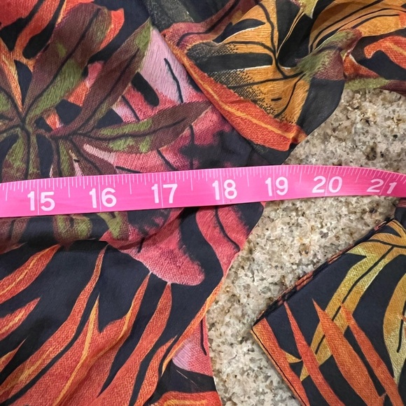 Spy Zone Exchange Foliage Print Maxi Dress NWT Size Small - Picture 4 of 11